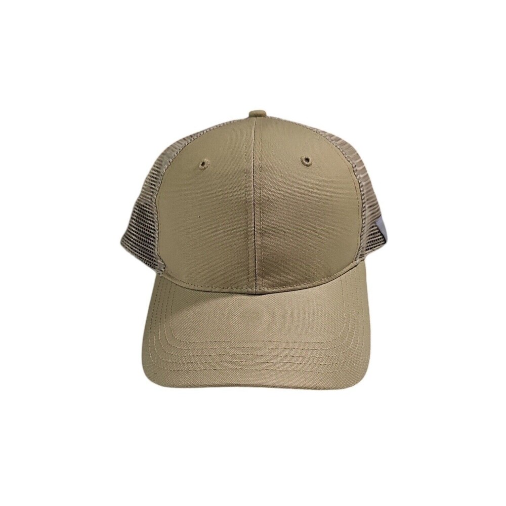 Carhartt Men's Rugged Professional Series Canvas Mesh-Back Tan Cap